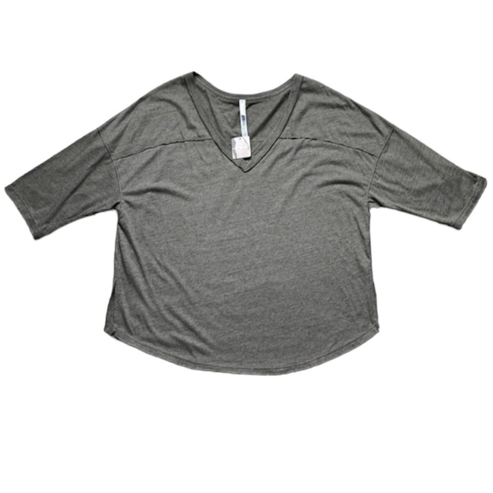 Free People NWT FP Movement Short Sleeve T-Shirt in Army Green Size Small NEW